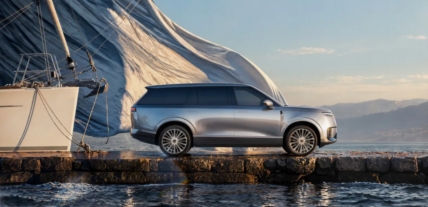 XPENG GX · Silver exterior · view 3