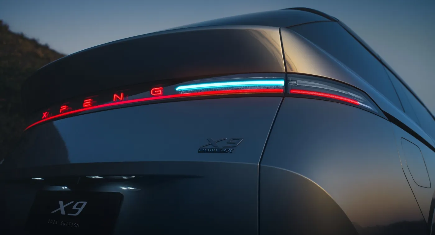 XPENG X9 · Rear light design · view 2